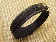 Gorgeous Wide 2 Ply Leather Dog Collar for CANE CORSO Gorgeous Wide 2 Ply Leather Dog Collar for CANE CORSO