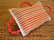 Dog bite pad made of jute with 3 handles for dog training Dog bite pad made of jute with 3 handles for dog training